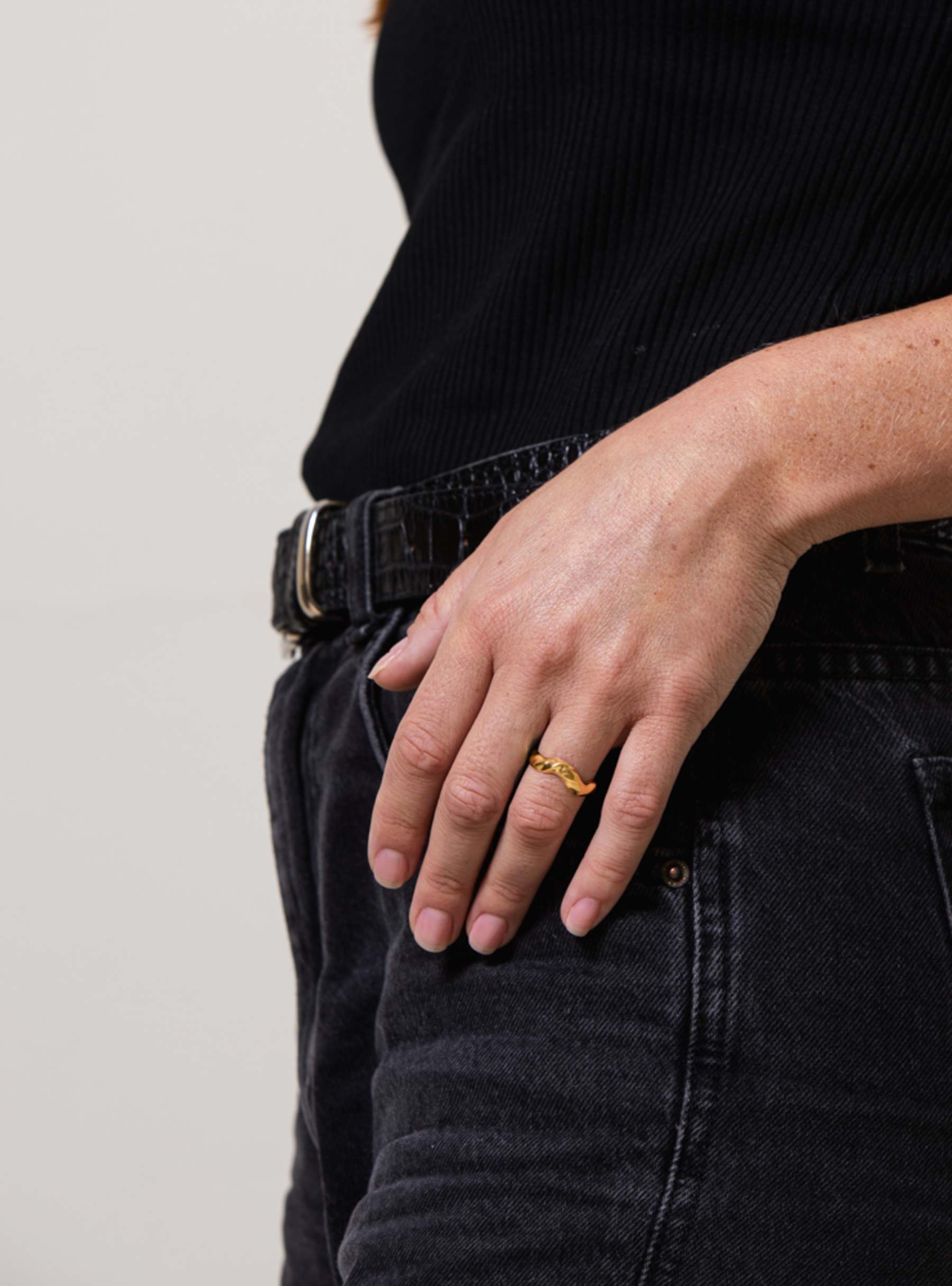 Cleo ring - forgyldt